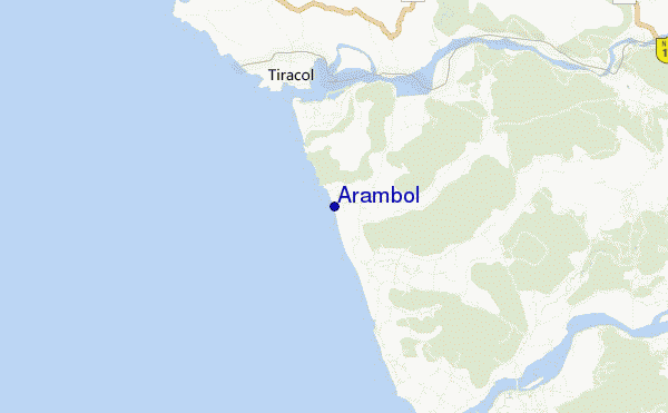Arambol location map