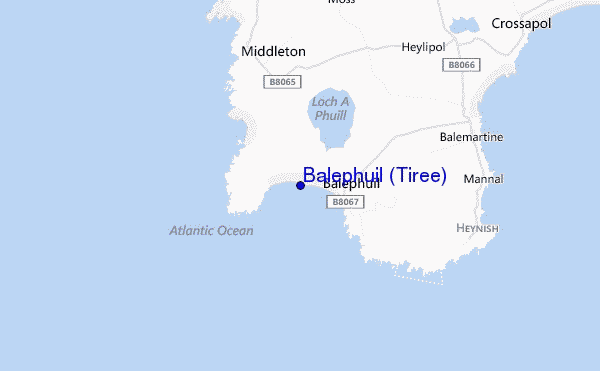 Balephuil (Tiree) location map