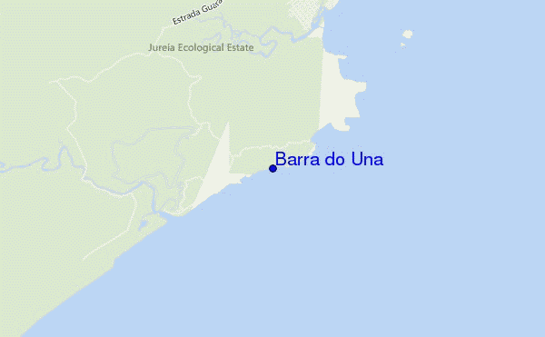 Barra do Una location map