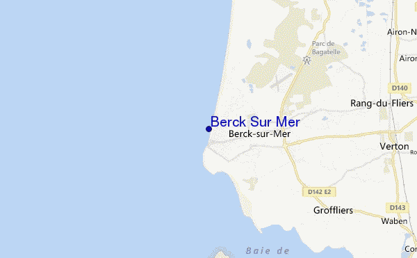 Berck Sur Mer location map