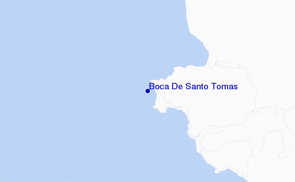 Boca De Santo Tomas location map