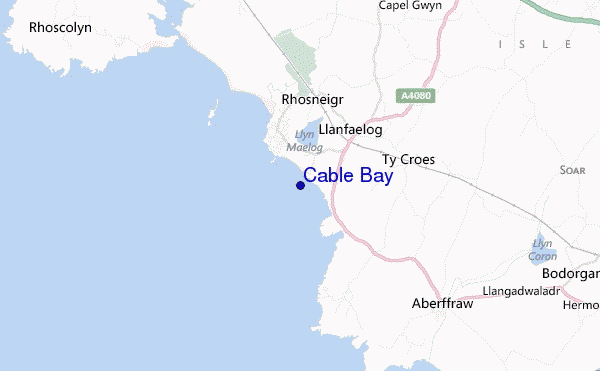 Cable Bay location map