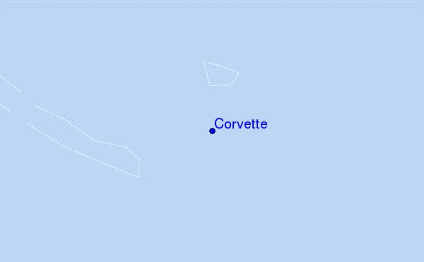 Corvette location map