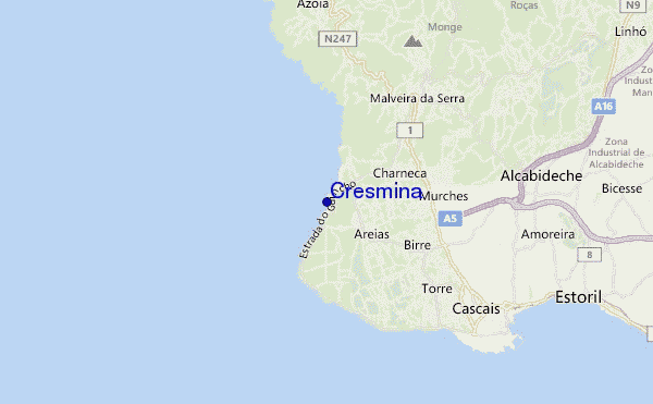 Cresmina location map