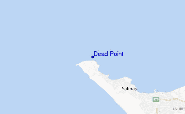 Dead Point location map