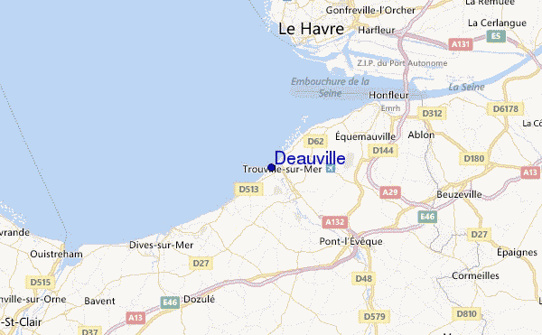Deauville Golfvoorspellingen en Surfberichten (Normandy, France)
