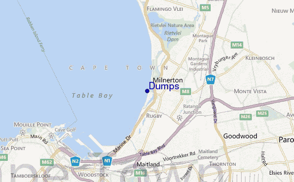 Dumps location map