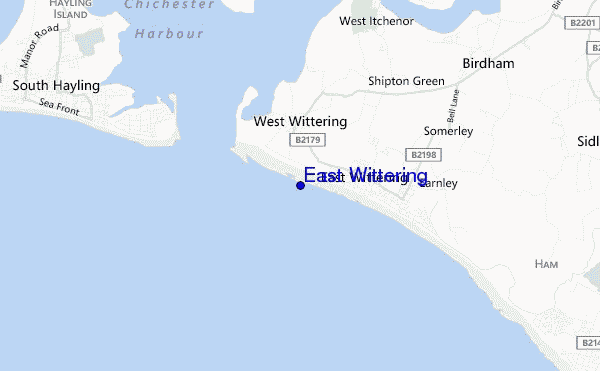 East Wittering location map