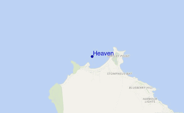 Heaven location map