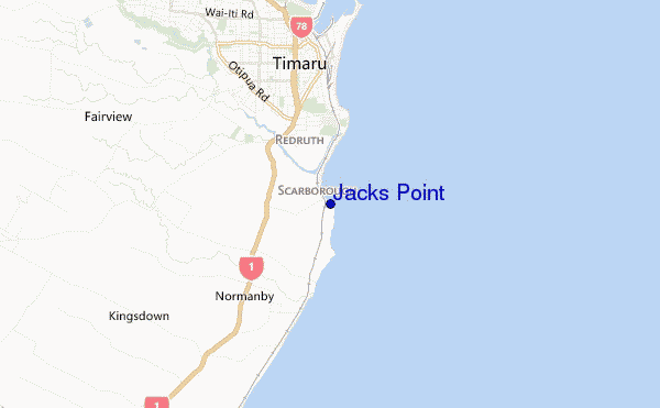 Jacks Point location map