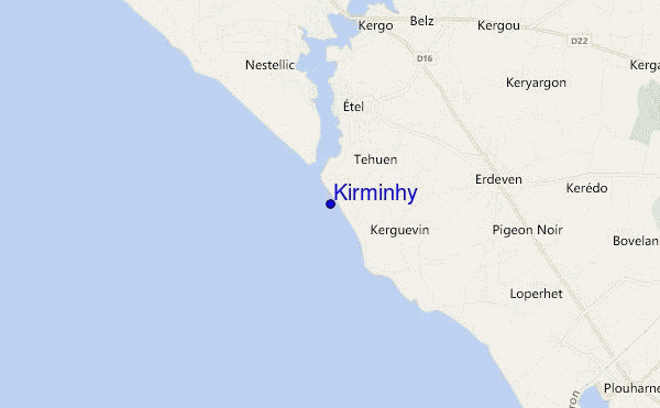 Kirminhy location map