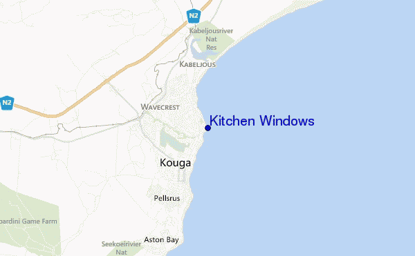 Kitchen Windows location map