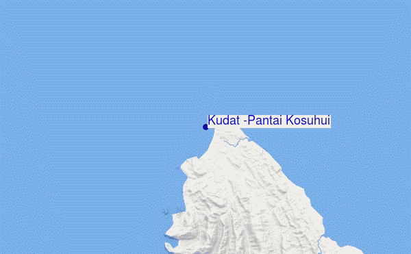 Kudat (Pantai Kosuhui) location map