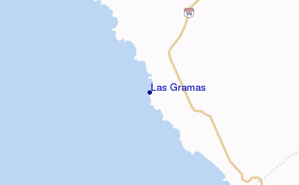 Las Gramas location map