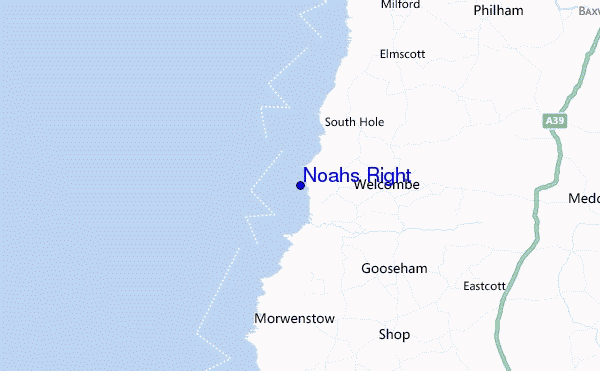 Noahs Right location map
