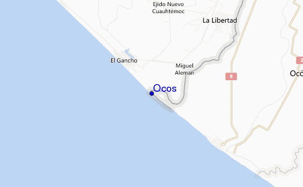 Ocos location map