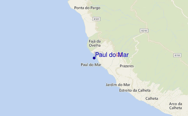 Paul do Mar location map