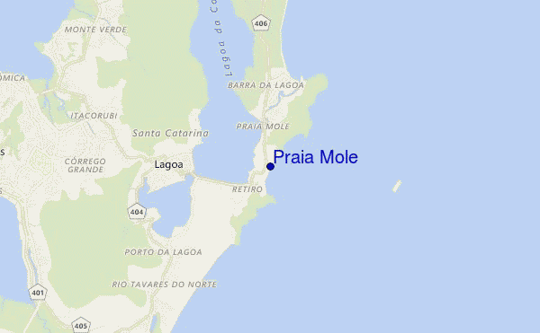 Praia Mole location map