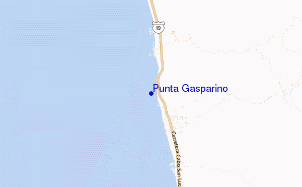 Punta Gasparino location map