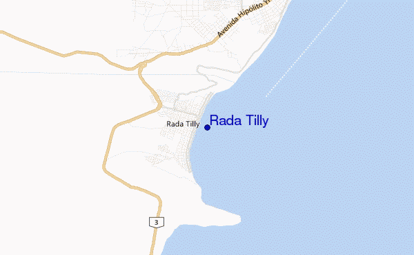 Rada Tilly location map