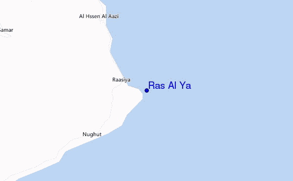 Ras Al Ya location map