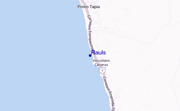 Rauls location map