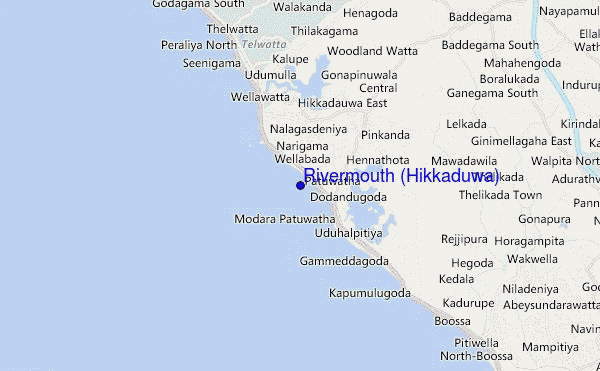 Rivermouth (Hikkaduwa) location map