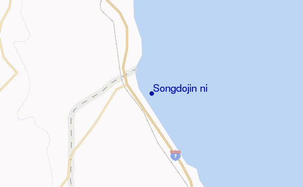 Songdojin ni location map