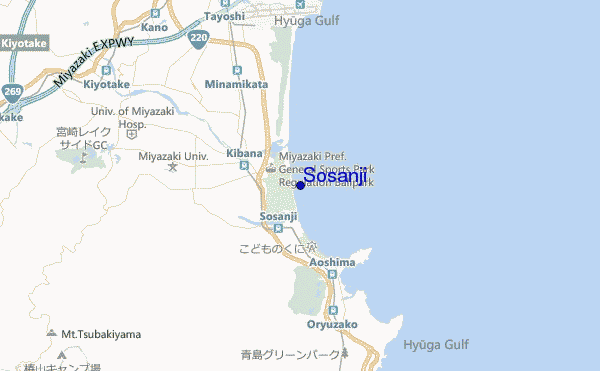 Sosanji location map