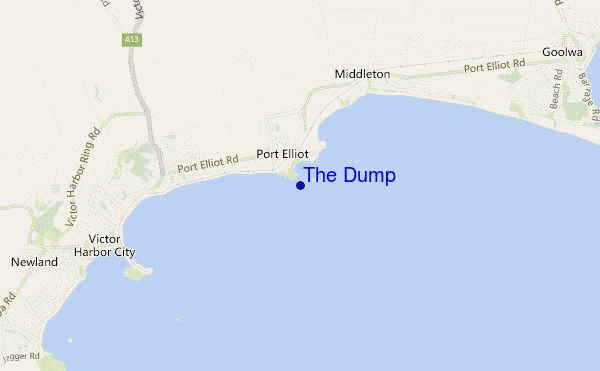 The Dump location map