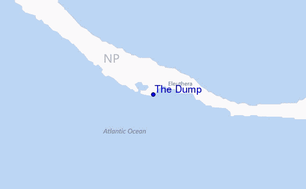 The Dump location map
