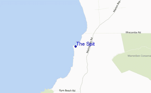The Spit location map