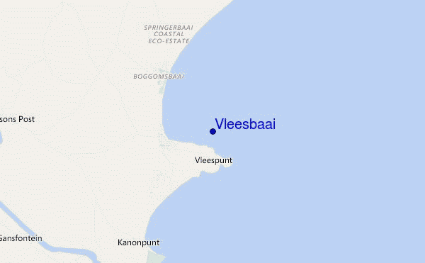 Vleesbaai location map