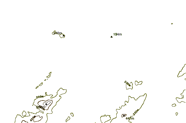 Kustlijn bij Clonmass Bay (Ards)
