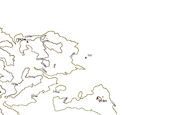 Kustlijn bij Coldingham Bay
