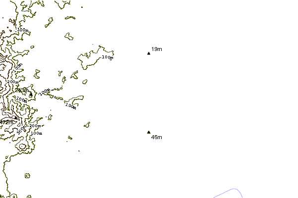 Kustlijn bij Currimundi Beach