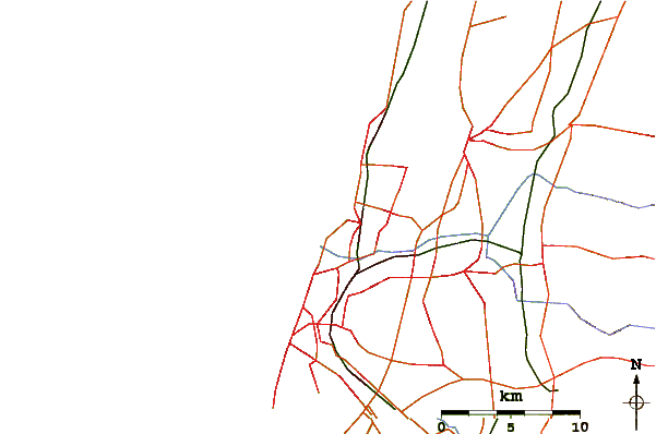 Wegen en rivieren in de buurt Ha`Radar or Ha`Basiz