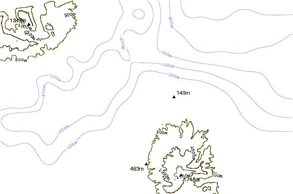 Kustlijn bij Honolua Bay