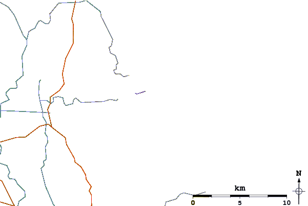 Wegen en rivieren in de buurt Hornsea