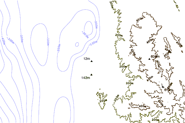 Kustlijn bij La Puntilla - Pichilemu