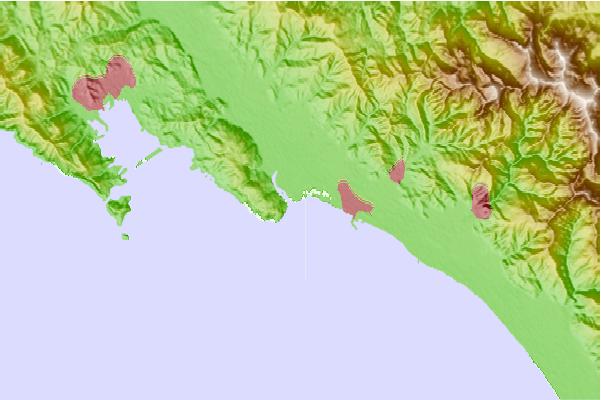 Surflocaties in de buurt van Marinella di Sarzana