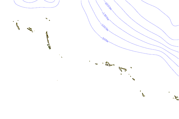 Kustlijn bij Mudjin Harbour (Middle-Caicos)