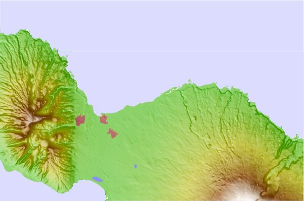 Surflocaties in de buurt van Paia Bay