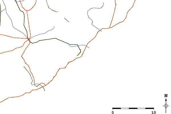 Wegen en rivieren in de buurt Platja de Sant Pol