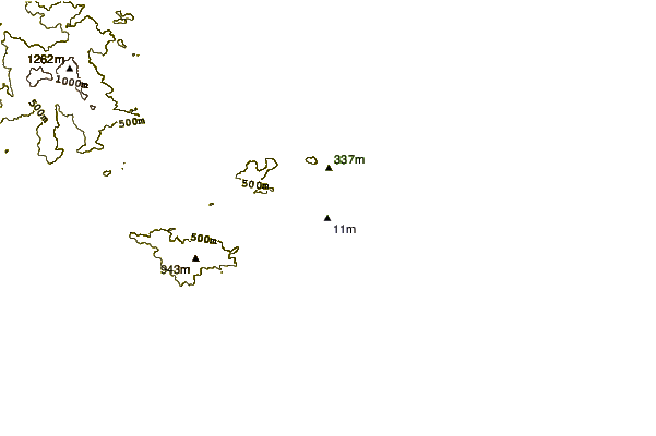 Kustlijn bij Riyue Bay (Riyuewan)