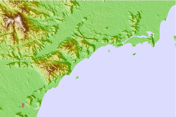 Surflocaties in de buurt van Riyue Bay (Riyuewan)