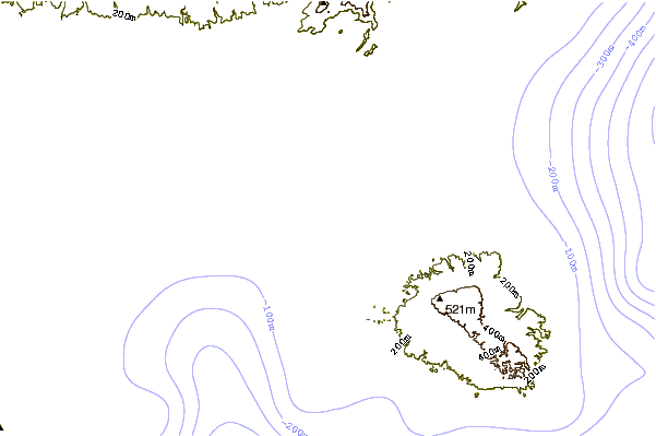 Kustlijn bij Shipwrecks (Nusa Lembongan)