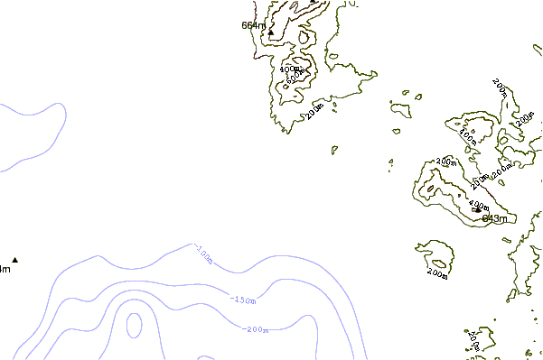 Kustlijn bij Vouliagmeni