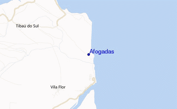 locatiekaart van Afogadas