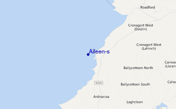 locatiekaart van Aileen's